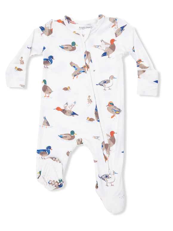 Ducks 2-Way Zipper Footie