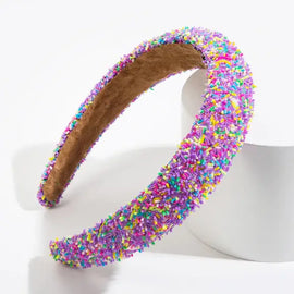 Purple Sparkles Headband