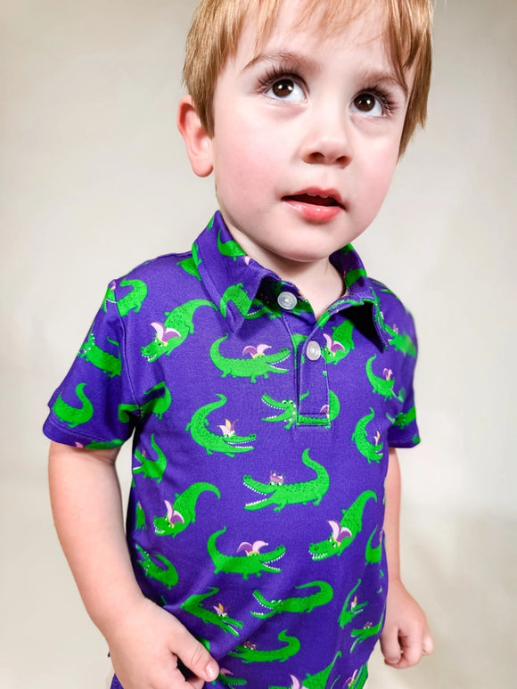 Gator Krewe Short sleeve Polo Shirt