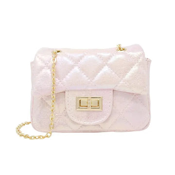 Classic Quilted Shiny Mini Bag - 0