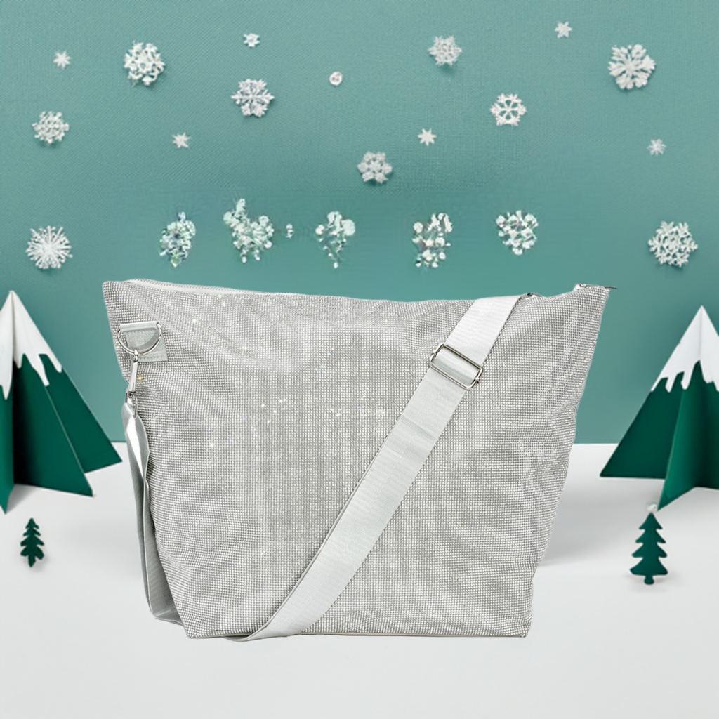 White Crystal Overnight Bag