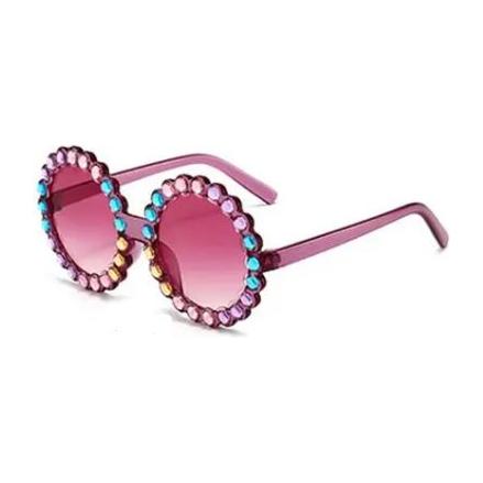 Round Crystal Sunglasses