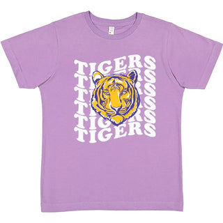 Buy ys Purple Tigers Glitter Tee