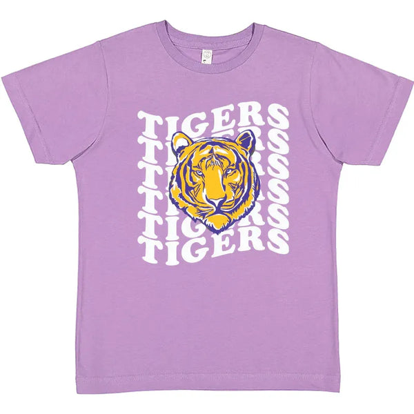 Purple Tigers Glitter Tee
