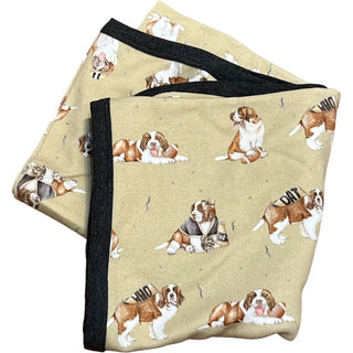 Louisiana's most valuable pup Organic Cotton Swaddle Blanket