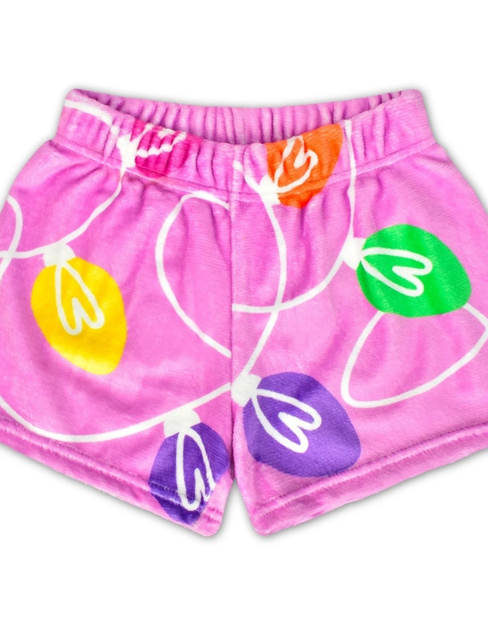 Tinsel & Glow Plush Shorts