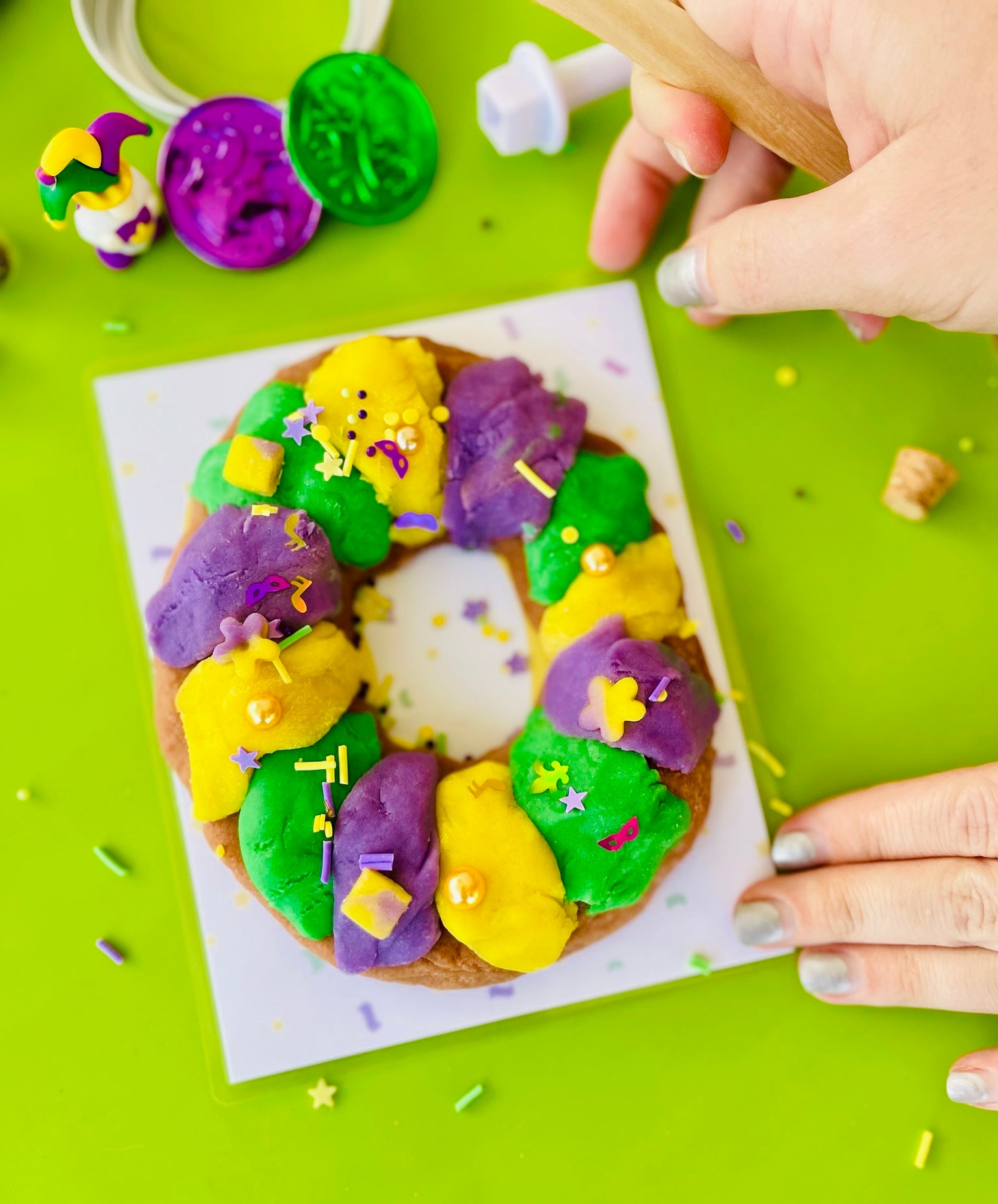 King Cake Play Dough Kit