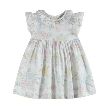 Bouquet Floral Ruffle Dress