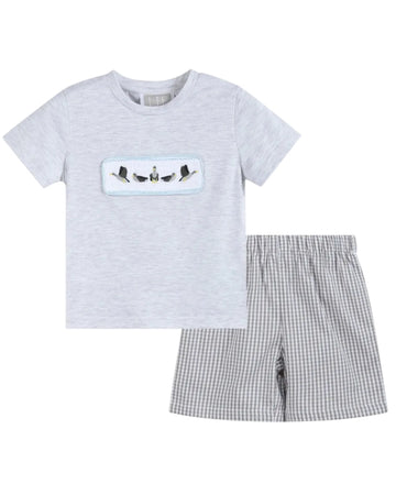 Mallard Smocked Shirt and Shorts