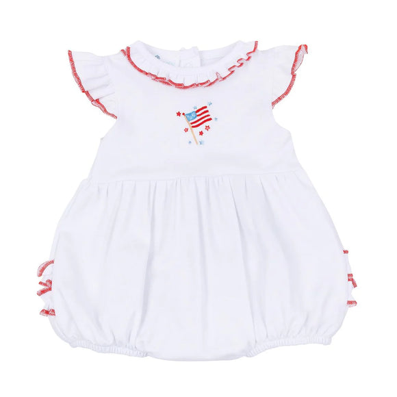 A Sparkly Fourth Ruffle Bubble