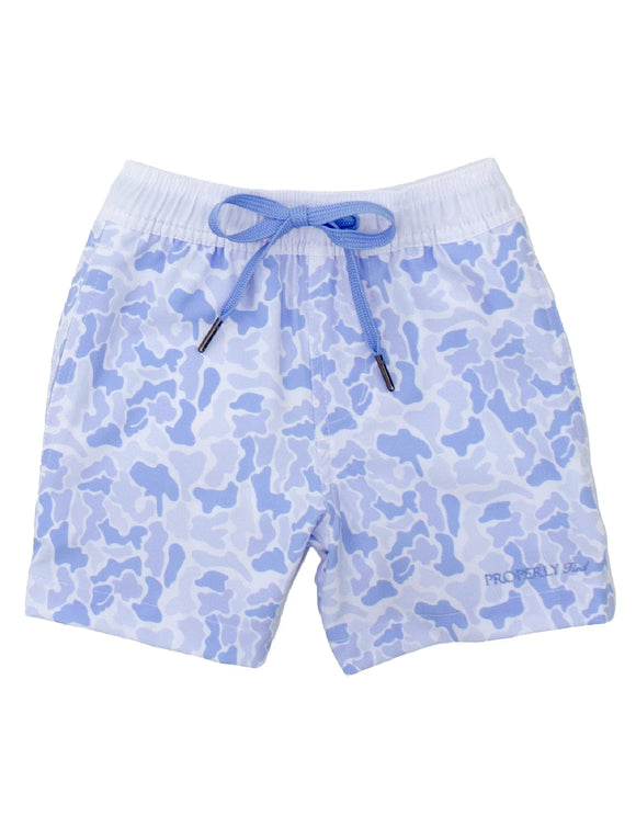 River Camo Swim Trunks