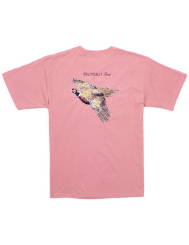 Pheasant Hunt Salmon Tee