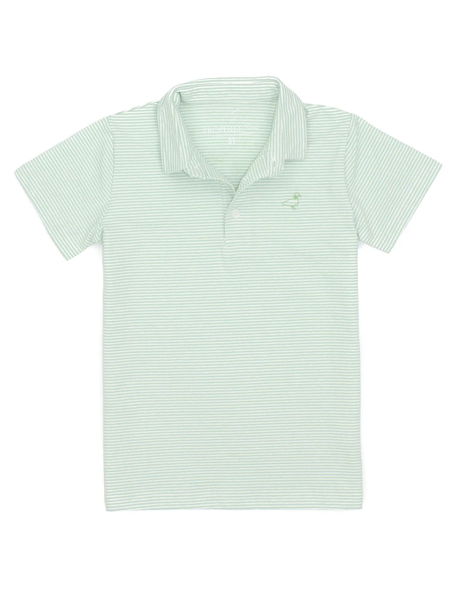 Jackson Polo Mint Stripe