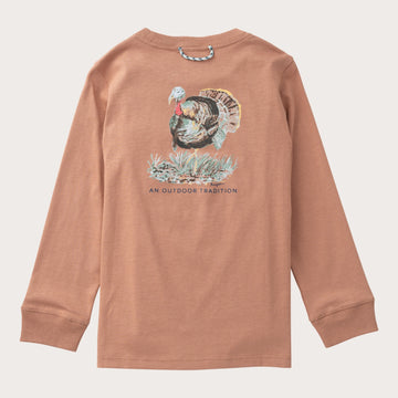 L/S Cotton Pocket T-Shirt – Mocha Mousse