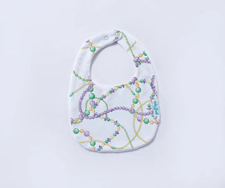 Just here for the beads Organic Cotton Bib