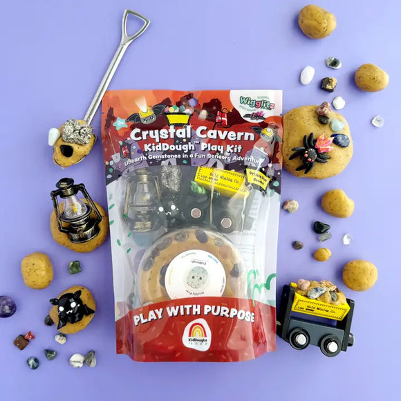 Crystal Cavern Kiddough Play Kit Featuring Wigglitz