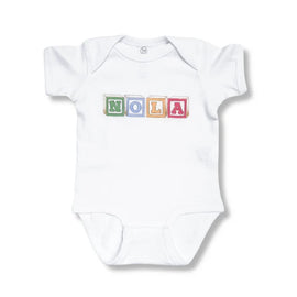 NOLA Blocks Onesie Bodysuit