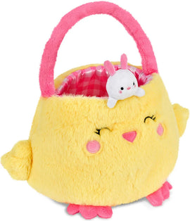 Hoppy Chick Basket Plush