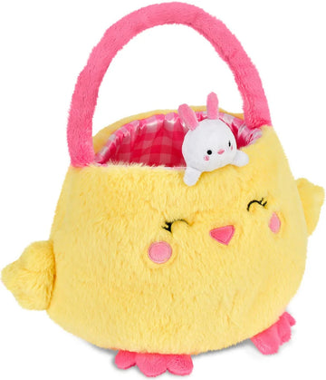 Hoppy Chick Basket Plush