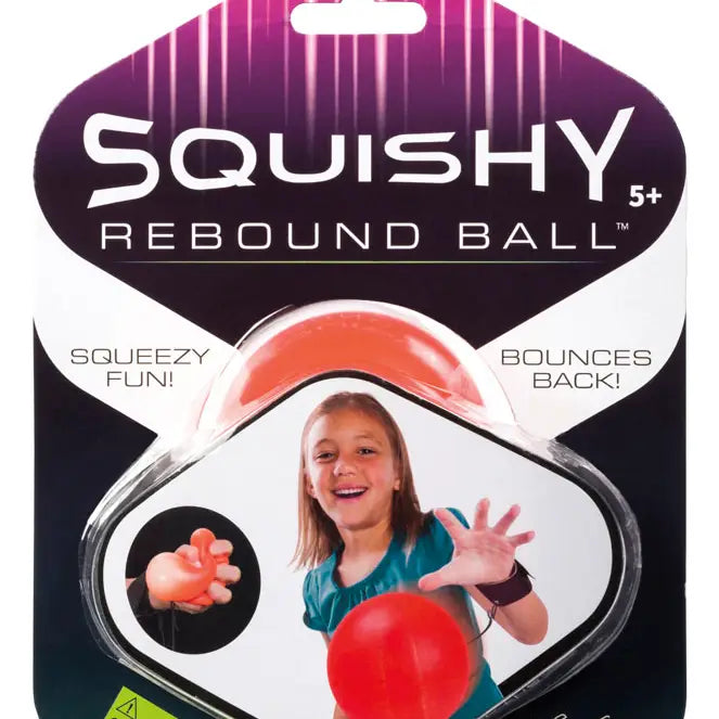 Squishy Rebound Ball with Wrist Strap