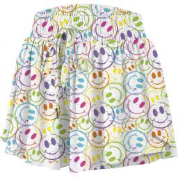 Splatter Smiley Butterfly Flowy Short