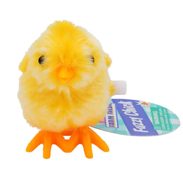 Yellow Fuzzy Chick Wind Ups - 0