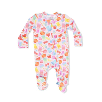 Gummy Bears 2 Way Zipper Footie