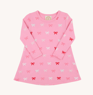 Long Sleeve Polly Play Dress - Bitty Bows