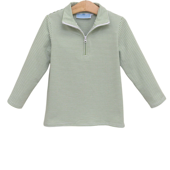 Tucker Pullover Green Stripe