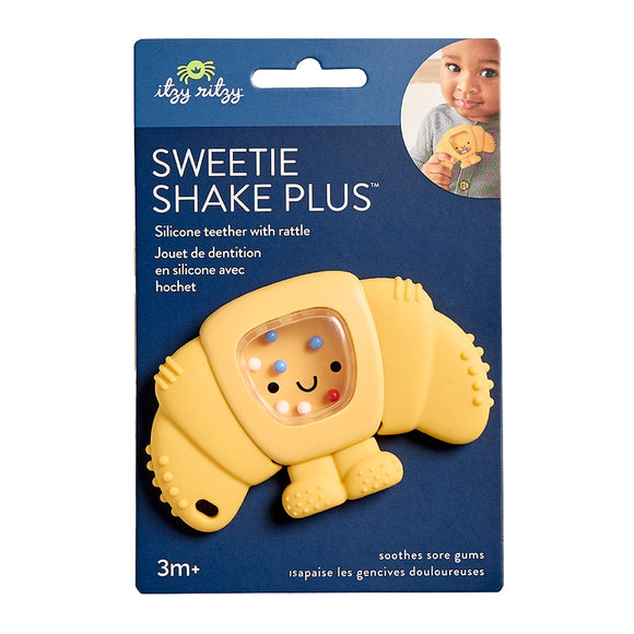 Sweetie Shake Plus™ - Teething + Rattle Toy - Croissant