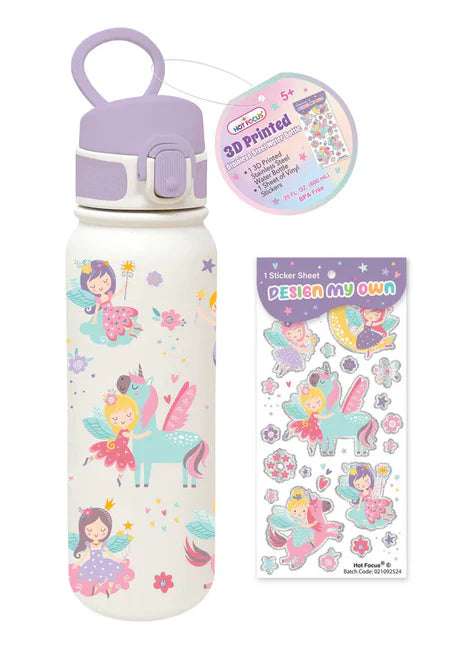 Hot Focus Fairy Stainless Steel Water Bottle
