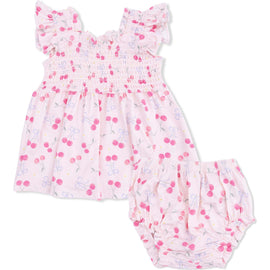 Sweet Bow Cherries, Baby Doll Tunic and Bloomer Set