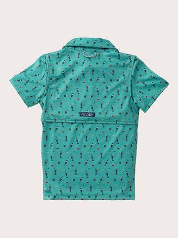 Boys S/S Pro Performance Polo - Nutcracker - 0