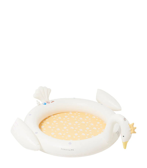 Sunnylife Kids Princess Swan Sprinkler Mat Outdoor Toy