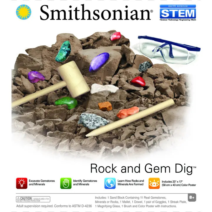 Smithsonian Rock and Gem Dig