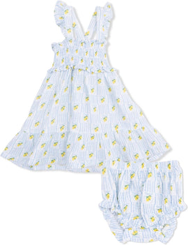 Lovely Lemons, Smocked Top w/ Bloomer
