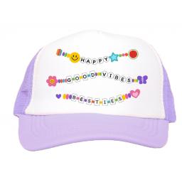 Friendship Bracelet Lavender Trucker