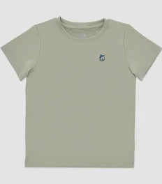 Sage Green Football Perf. Short Sleeve Tee - 0