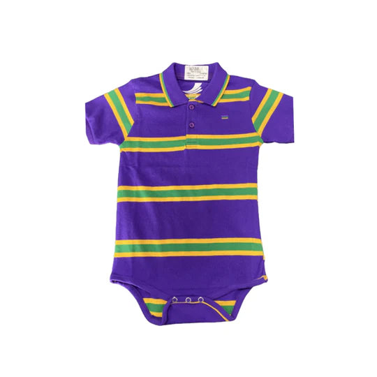 Purple Infinity Infant Onesie Short Sleeve