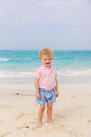 Prim & Proper Polo | Palm Beach Pink + Blue-2