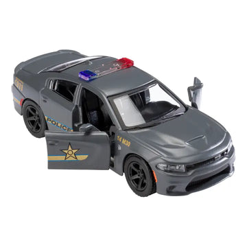 Rollin' 2018 Dodge Charger Police Car-Toy Car, Die-Cast - 0