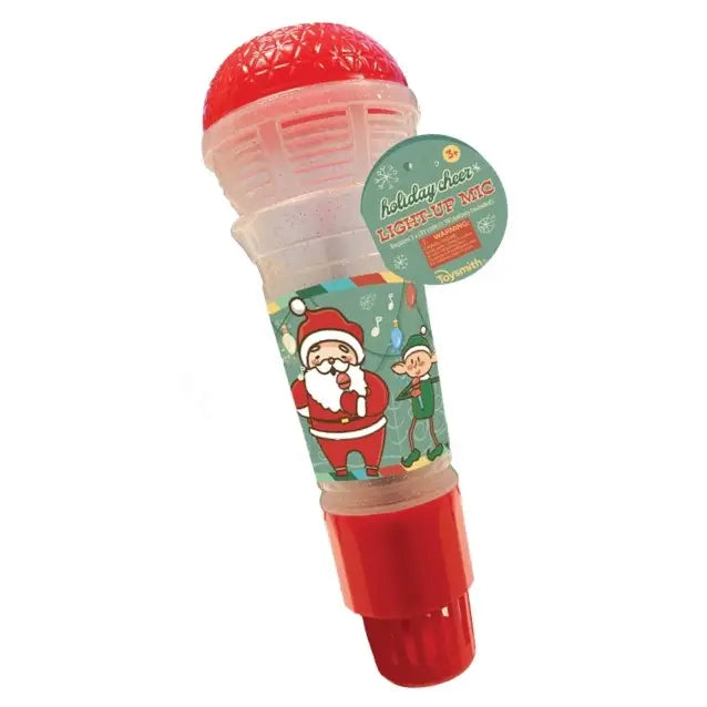Holiday Cheer Light-Up Mic, Christmas, Stocking Stuffer - 0