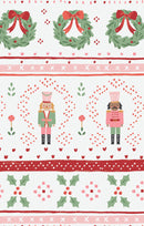 Sugar Plum Fairy - Nutcracker Fair Isle - Pink - 2 Way Zipper Romper-2