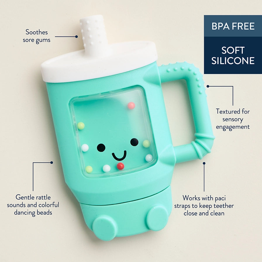 Sweetie Shake Plus™ - Teething + Rattle Toy - Tumbler - 0