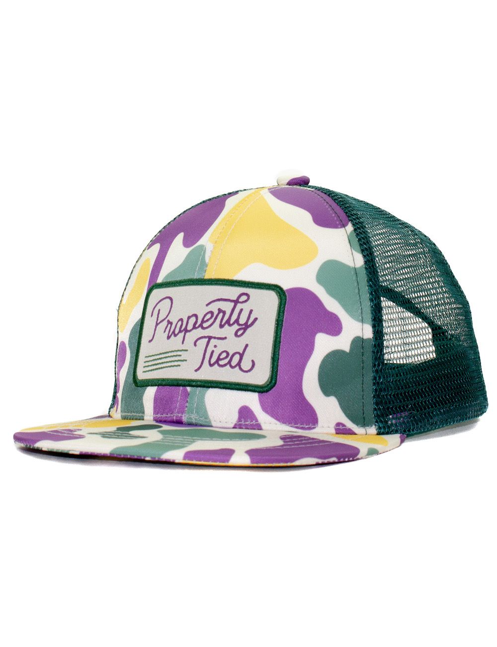 Mardi Gras Camo Hat