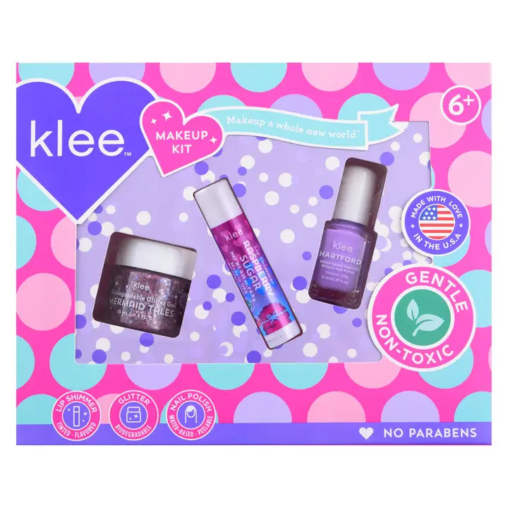 Purple Candy Sprinkles - Sugar Pop 3-PC Makeup Kit