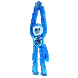 Hanging-Sequin Blue Stuffed Animal 22"