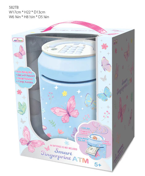 Smart Fingerprint ATM - Tie Dye Butterfly