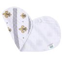Saints Fleur De Lis Burp and Bib-2