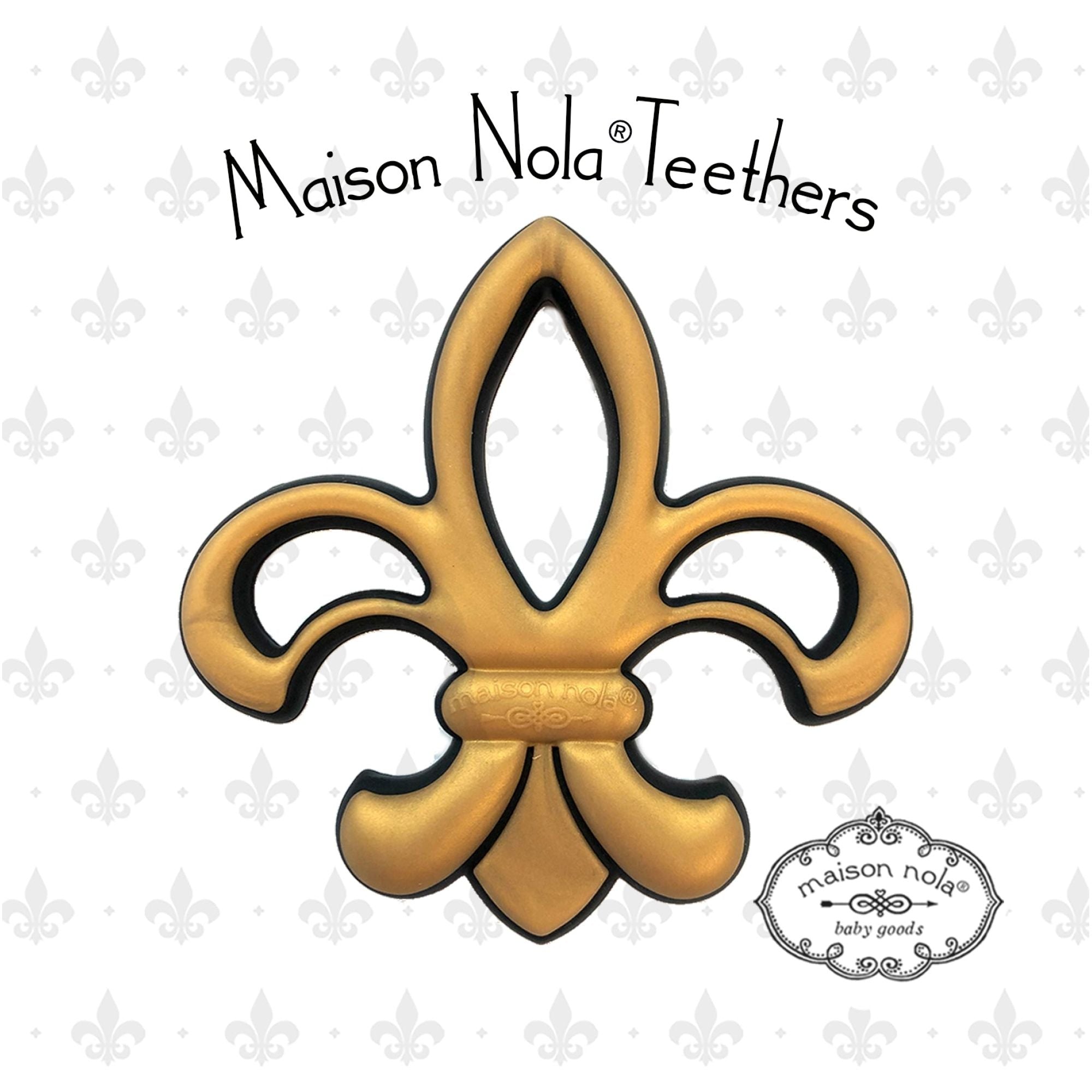 FLEUR DE LIS SAINTS TEETHER